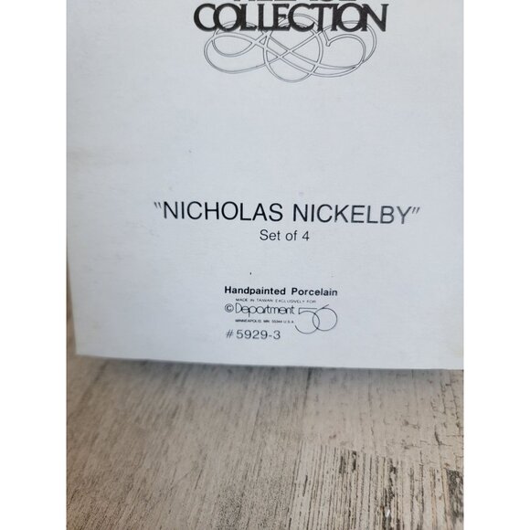 Dept 56 59293 Nicholas Nickelby heritage village accessory xmas - Picture 7 of 7